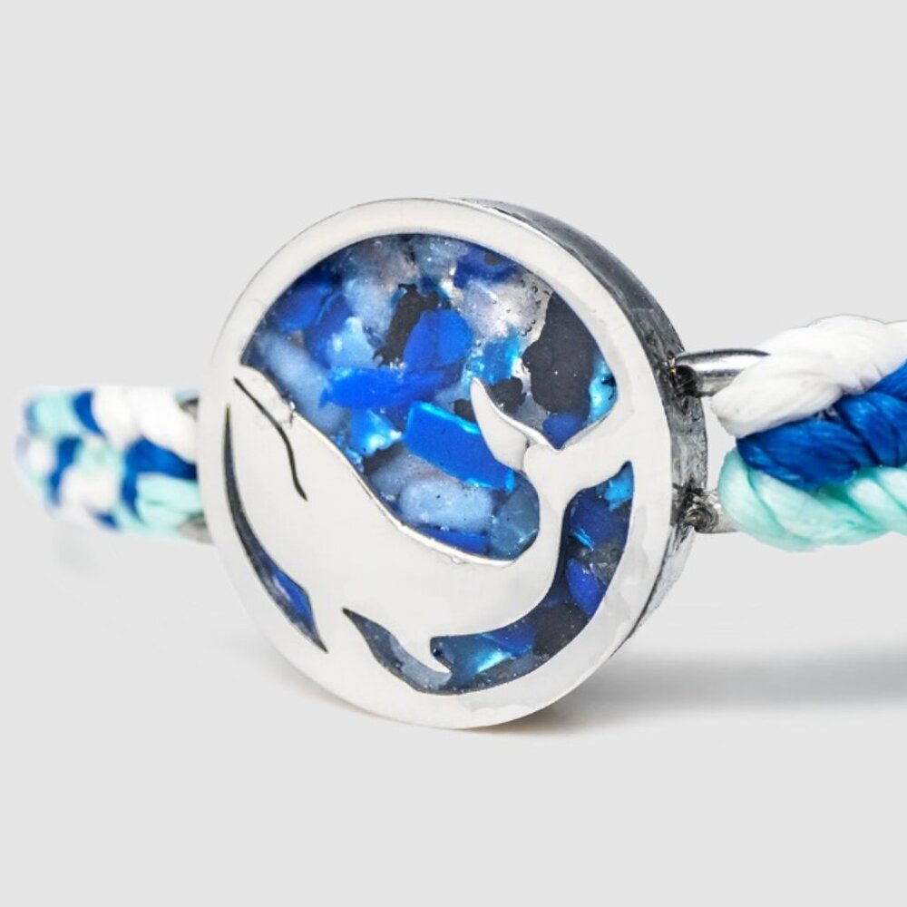 4Ocean Microplastics Collection Ocean Giant Whale Bracelet - Picture 2 of 3